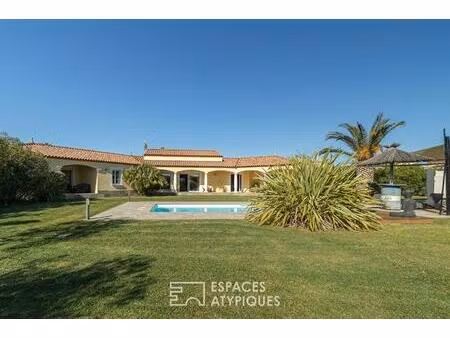 villa de plain pied plein aux portes de béziers