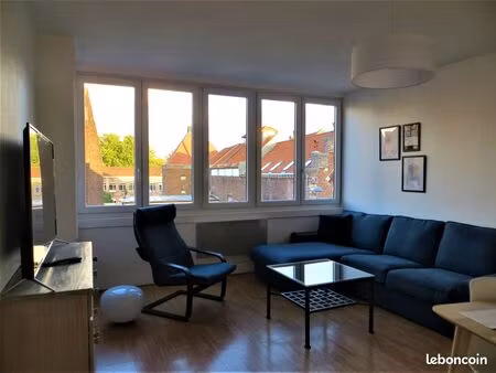 lille lumineux t3 71m² meublé rénové