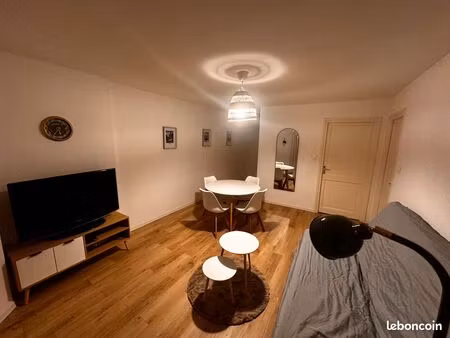 ⭐️ coup de cœur – studio meublé rénové parking + cave – fonderie  proche centre‑ville mulh