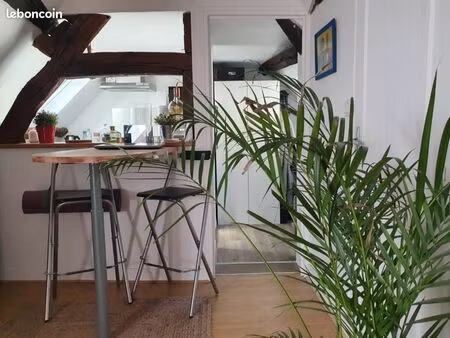 studio meublé centre-ville de senlis