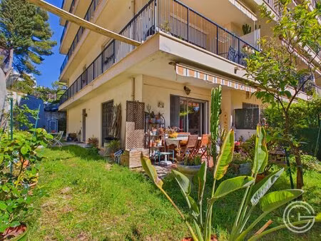 appartement 4 pièces jardin - cave - cimiez - nice