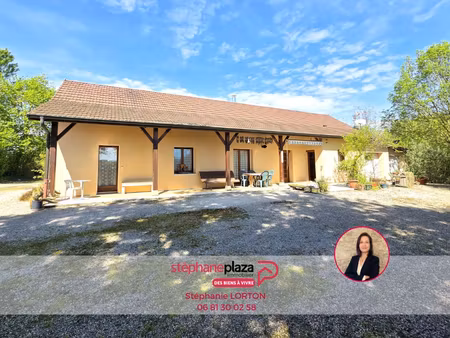 maison individuelle de plain-pied 135m²  saillenard  terrain 5000m² et dépendances