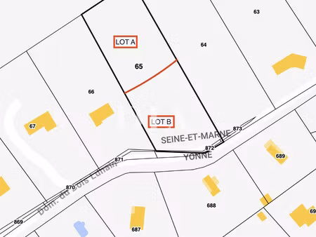 terrain à vendre chéroy