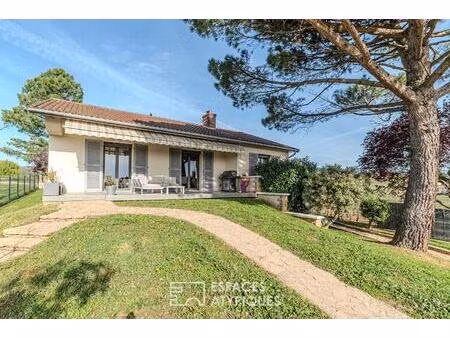 rénovation contemporaine face au mont-blanc et aux vignes