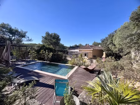 nimes - vedelin - carreau de lanes - maison - piscine - 6 chambr