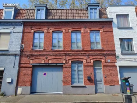 maison 100m² rénovée garage/jardin de ville  secteur marbrerie/fives cail
