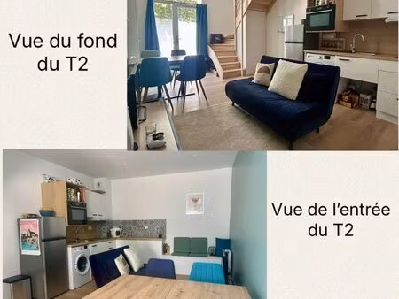 t2 duplex 31 m2 neuf  petite copro  quartier gare à 1km du centre-ville