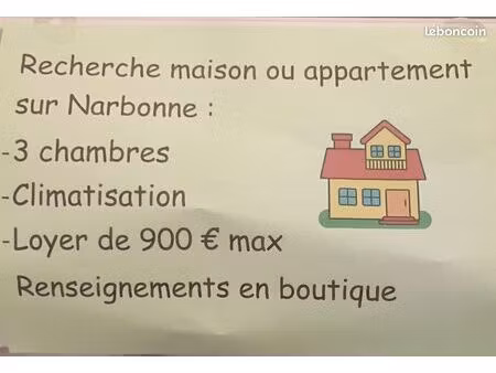 appartement ou maison 3 chambres