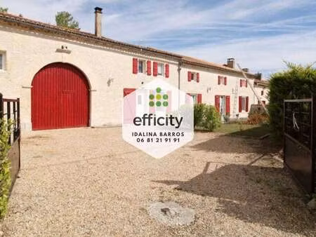 vente maison piscine à romazières (17510) : à vendre piscine / 203m² romazières