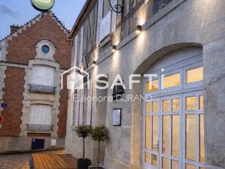 murs commerciaux à vendre – hôtel restaurant – emplacement touristique – vic-sur-aisne