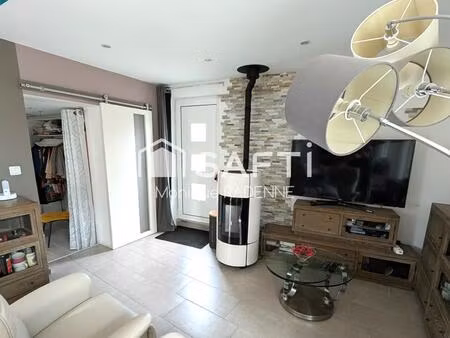 maison en briques avec dependances et terrain constructible