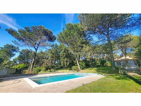 noves  en colline : maison avec piscine