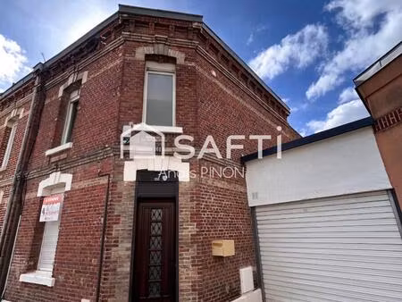 maison de ville à rénover - t5 de 97m² - garage - jardin - cave