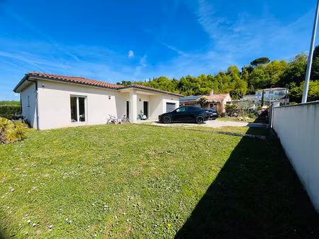 villeneuve-sur-lot  maison contemporaine de plain pied (rt 2012) avec garage et jardin