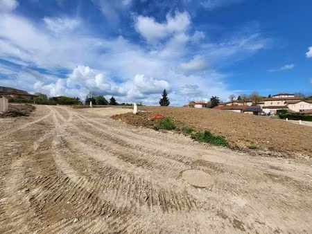 achat terrain 370m² chalamont 01320