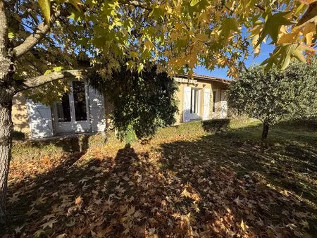 maison t4 de plain pied avec jardin et garage située à nogaro