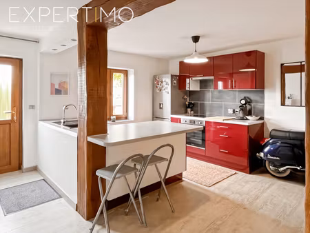 charmante maisonnette au calme – centre village  1 chambre + bureau  extérieur 21 m²