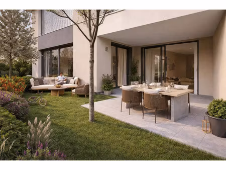 puyricard magnifique t3 79m² + terrasse 23m² + jardin 57m²