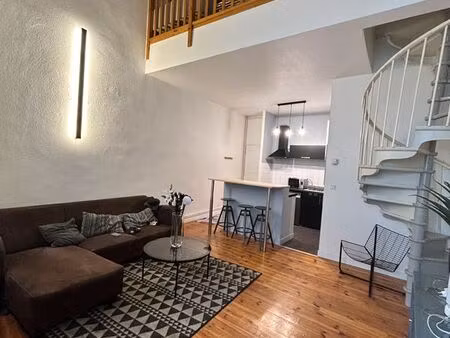 appartement f2 duplex loué (centre ville)