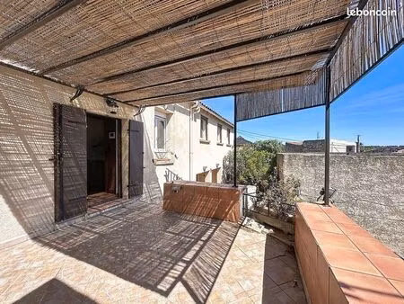 nîmes - quartier croix de fer - maison de ville avec 2 habitations et grand garage