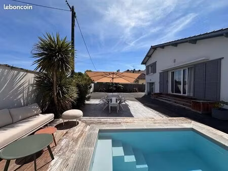 maison 123m2 + piscine – quartier hippodrome pau – 354 500 net