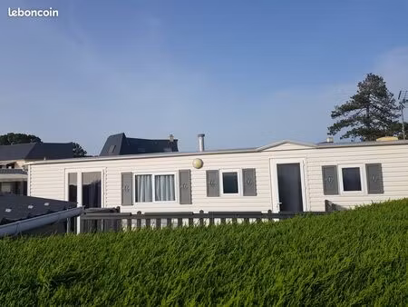 vends mobile-home camping de saint jean le thomas