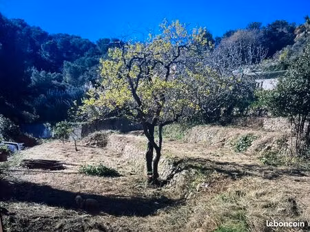 terrain constructible d’environ 932 m2 à vendre sur collines direction cannes sortie de va