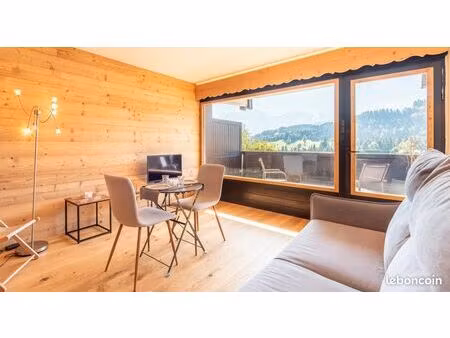 appartement lumineux vue mont blanc à louer