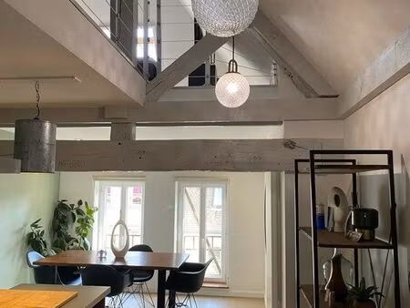 duplex meublé - esprit loft - ultra centre