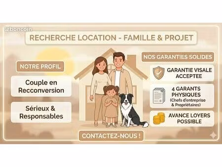 petite famille (et super toutou) cherche son futur nid douillet ☀️