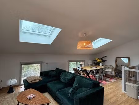 appartement t3 duplex lumineux grande terrasse à louer