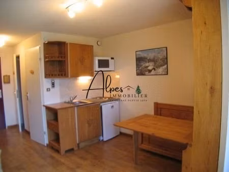 appartement skis aux pieds  vue montagnes