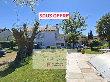 a vendre en exclusivité au boupère  maison de 162 m2 avec 5 chambres et 1 bureau sur une p