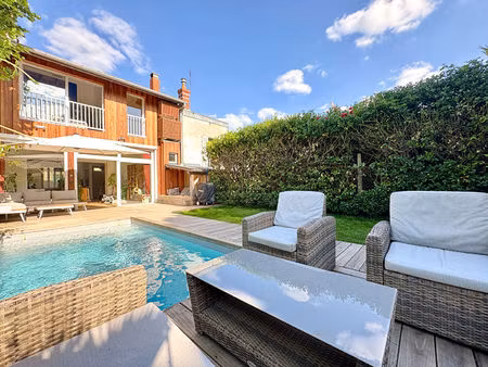 bordeaux bastide - maison familiale rénovée - 6 pièces 156 m2  avec jardin et piscine