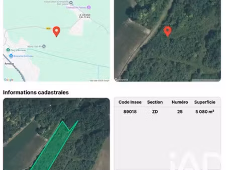 terrain à armeau (89500)