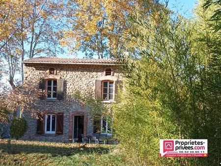 charmante maison en pierres - 103 m² - espéraza