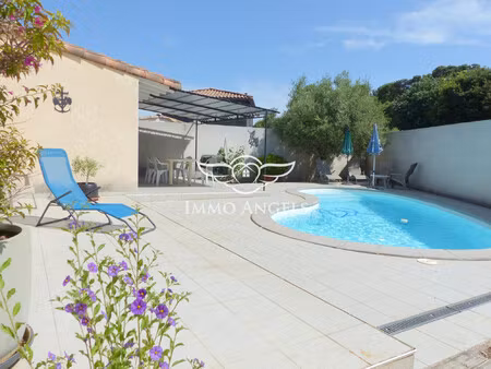 maison t4 de 98m² avec garage  piscine et jardin