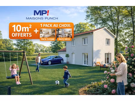 vente maison 4 pièces 92 m² charnay-lès-mâcon (71850)