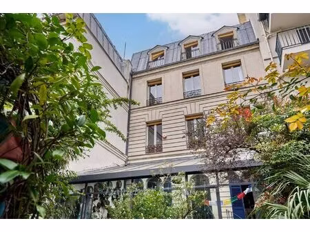 paris 18e - maison avec jardin - villa poissonnière