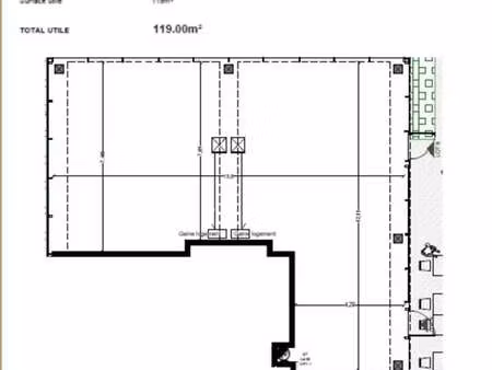 vente commerce 291 m²