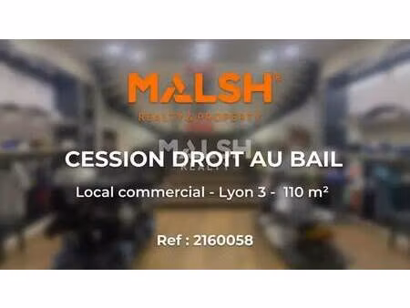 location commerce lyon 69003 110m²