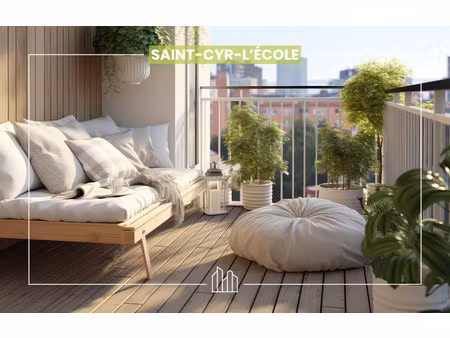 vente appartement neuf 3 pièces 56m2 saint-cyr-l'école - 311000 € - surface privée