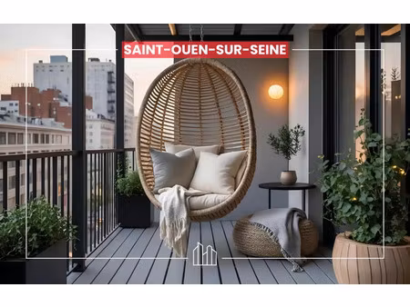 vente appartement neuf 3 pièces 65m2 saint-ouen - 525000 € - surface privée