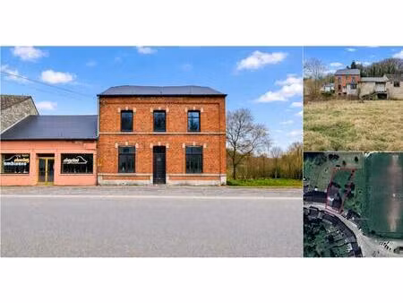 immeuble mixte à vendre avec jardin et 3 chambres   yves-gomezée (vbe11706)