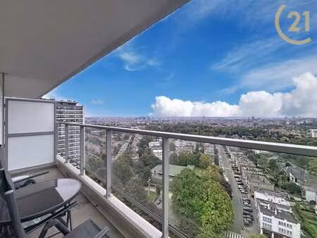 appartement 3 ch avec vue panoramique sur tout bruxelles