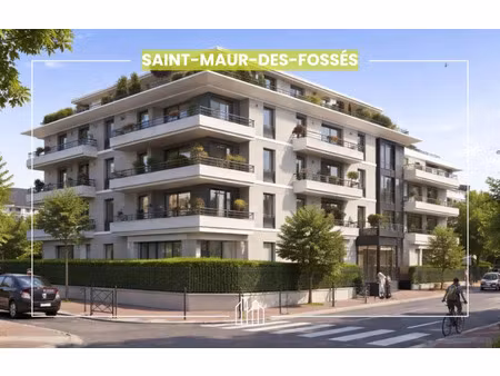 vente appartement neuf 2 pièces 44m2 la varenne saint-hilaire - 350000 € - surface privée