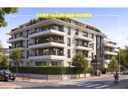vente appartement neuf 1 pièces 29m2 la varenne saint-hilaire - 260000 € - surface privée