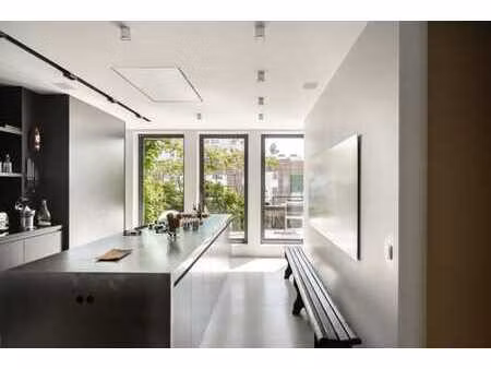 l'ambiance de nyc dans un penthouse de luxe avec jardin