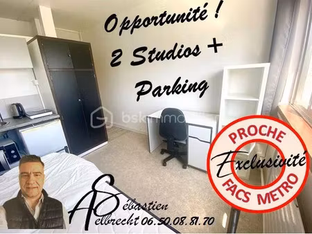 vente appartement 2 pièces 21.84 m² à chéreng (59152)  79 900 €