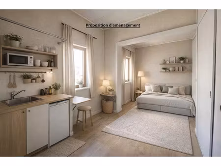 vente appartement 1 pièce 13 m² à paris 17ème (75017)  120 000 €